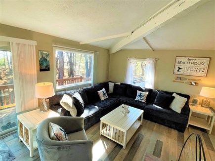 Wellfleet, Shell City - Lt. Island Cape Cod vacation rental - Seating for all with oversized wall hung tv (not pictured)