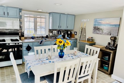 Hyannis Cape Cod vacation rental - View of dining table and kitchen