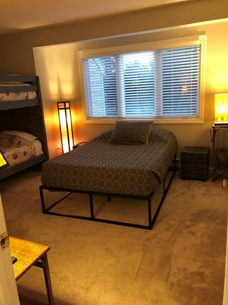 Brewster Cape Cod vacation rental - Two twin and one full bed in 2nd floor bedroom - Leesa mattresses