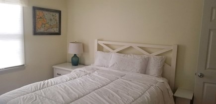 Brewster Cape Cod vacation rental - Downstairs queen bedroom #2 with window AC