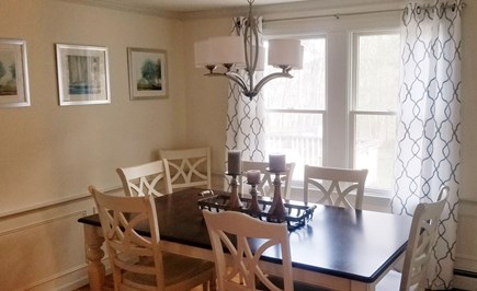 Brewster Cape Cod vacation rental - Dining room with mini-split AC sits 8 comfortably