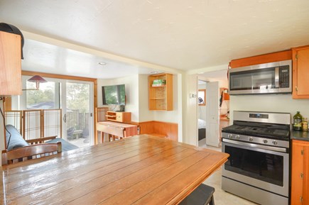 Woods Hole Cape Cod vacation rental - Kitchen and Living room