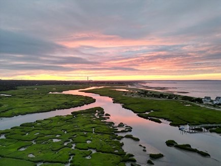 East Sandwich Cape Cod vacation rental - Overview of Mill Creek....backyard of property.