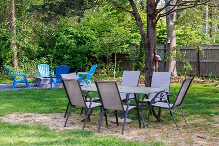 Falmouth Cape Cod vacation rental - Large Backyard w/ Patio Furniture, Outdoor Fire Pit + BBQ Grill!