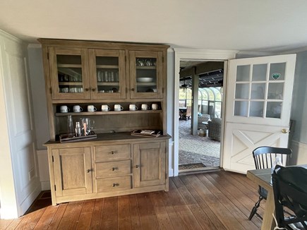 Orleans Cape Cod vacation rental - Hutch and entrance from dining room into solarium