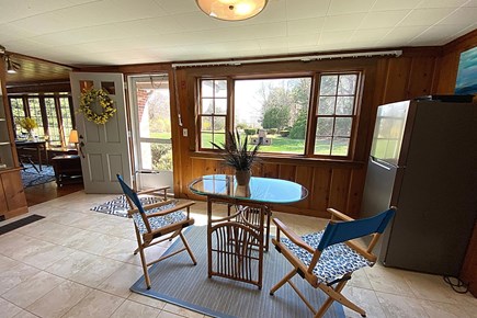 Yarmouth Cape Cod vacation rental - Enjoy morning coffee with a view of the huge rolling green lawn.