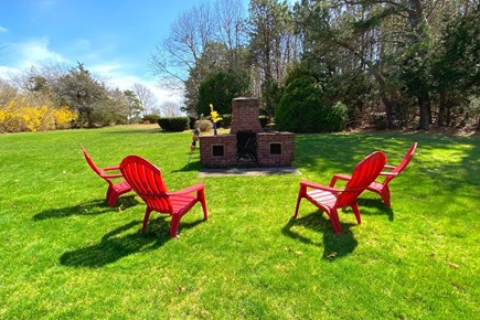 Yarmouth Cape Cod vacation rental - Enjoy drinks & good conversation by the firepit! (Wood Included)