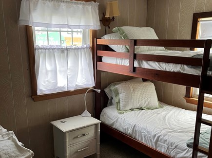 Pocasset Cape Cod vacation rental - Twin bunk beds.  Undergoing a gut renovation winter 2023-2024.