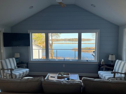 Pocasset Cape Cod vacation rental - View of bay from living area