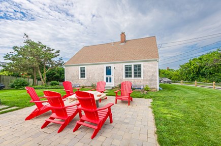 East Sandwich Cape Cod vacation rental - Fire pit with plenty of seating