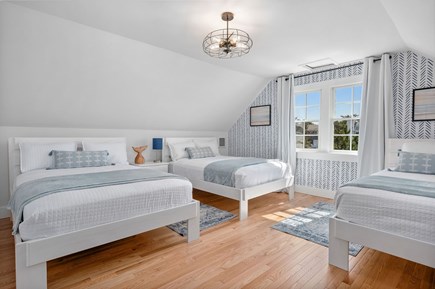 East Sandwich Cape Cod vacation rental - Bedroom 3: 2 double beds and 1 twin bed - second floor