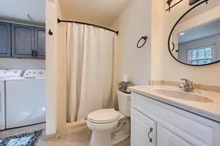 Eastham Cape Cod vacation rental - En suite full bathroom with stand up shower and full laundry area