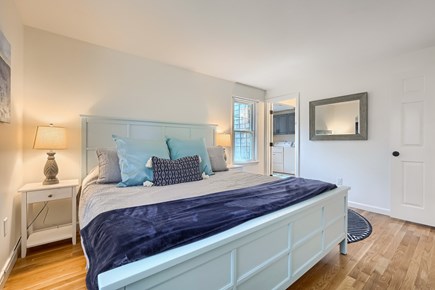 Eastham Cape Cod vacation rental - King bedroom with new mattress in 2022 and Smart TV