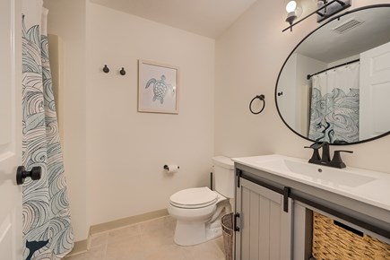 Eastham Cape Cod vacation rental - Full bathroom with shower/tub combo