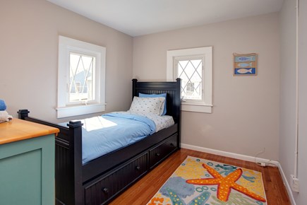 Falmouth Cape Cod vacation rental - Twin Bedroom with trundle bed and dresser