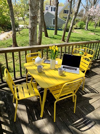 Eastham  Cape Cod vacation rental - Cottage deck