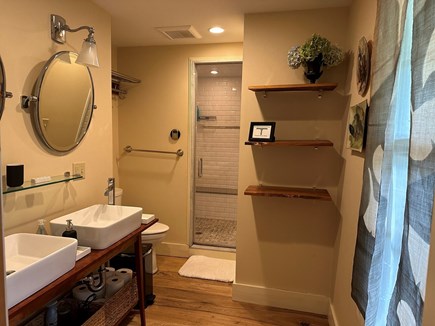 Eastham  Cape Cod vacation rental - Master bath on main floor off sitting room