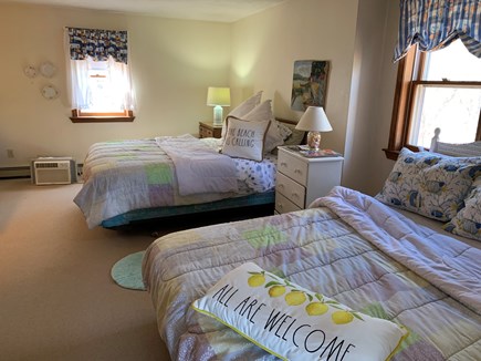 East Harwich Cape Cod vacation rental - Bedroom #2 with two queen size beds.