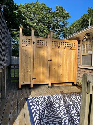 South Yarmouth Cape Cod vacation rental - Outdoor Shower with changing room.