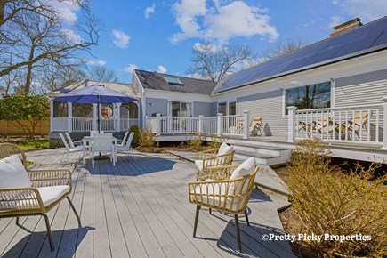 Barnstable Cape Cod vacation rental - Private Back yard with the calming sounds of the river.