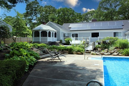 Barnstable Cape Cod vacation rental - Looking at the back of the house.