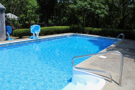 Barnstable Cape Cod vacation rental - Nice pool with steps to get in