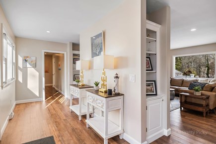 Barnstable Cape Cod vacation rental - Entryway that leads to one of two living rooms