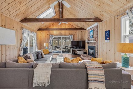 Barnstable Cape Cod vacation rental - Family room off Kitchen