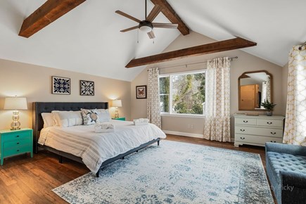 Barnstable Cape Cod vacation rental - Primary bedroom on opposite side of screen porch