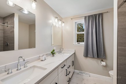 Barnstable Cape Cod vacation rental - Guest Bathroom located next to Bedrooms 1, 2 & 3