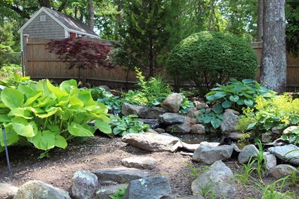 Barnstable Cape Cod vacation rental - Water Garden throughout the yard.
