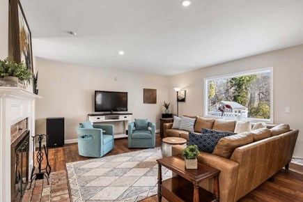 Barnstable Cape Cod vacation rental - Large Living room in the center of the home