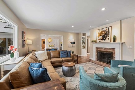 Barnstable Cape Cod vacation rental - One of several gathering areas this house offers.