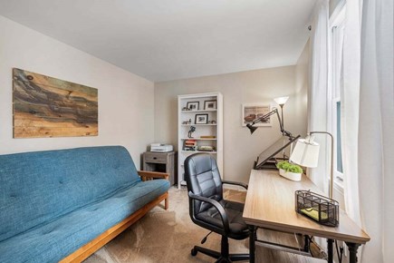 Barnstable Cape Cod vacation rental - Additional Sleeping areas with a work station and queen futon