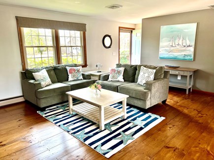 Chatham Cape Cod vacation rental - Living Room is comfortable and tasteful.