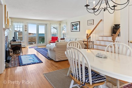 Chatham Cape Cod vacation rental - Comfortable furnishings in this sunny living space with its spectacular view!