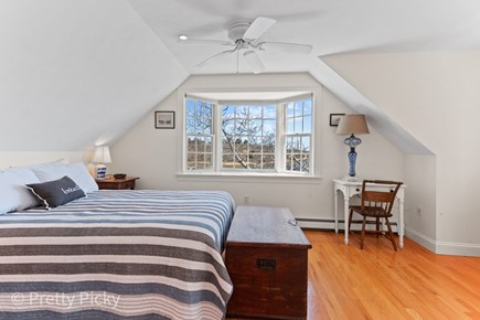 Chatham Cape Cod vacation rental - Comfortable second floor Queen bedroom with ceiling fan