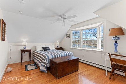 Chatham Cape Cod vacation rental - Comfortable second floor Queen bedroom with ceiling fan