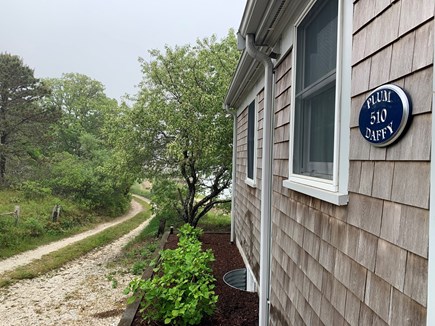 Chatham Cape Cod vacation rental - View of the private driveway from the entryway