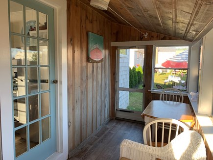 Dennis Port Cape Cod vacation rental - Back screened in porch