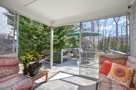 Popponesset, New Seabury, Mashpee Cape Cod vacation rental - Screened porch and deck