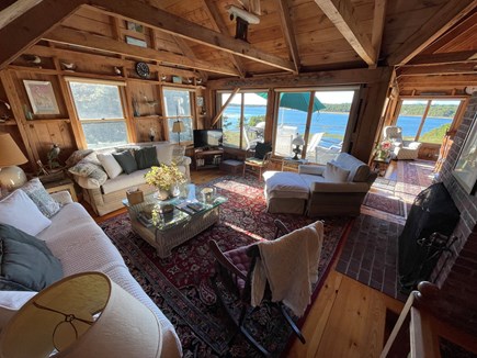 Wellfleet Cape Cod vacation rental - Living room area.