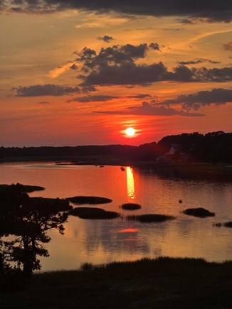 Wellfleet Cape Cod vacation rental - Sunset from living area