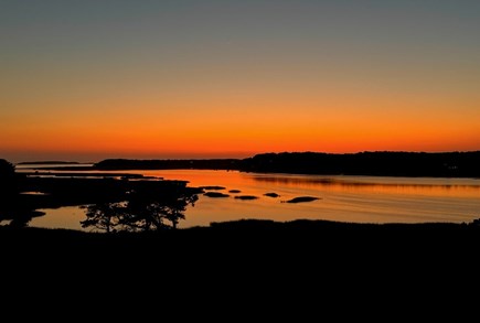 Wellfleet Cape Cod vacation rental - Evening sunset over the bay