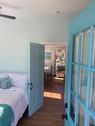 Dennis Port Cape Cod vacation rental - BR #1 - Includes queen size bed, ceiling fan, and blackout shades