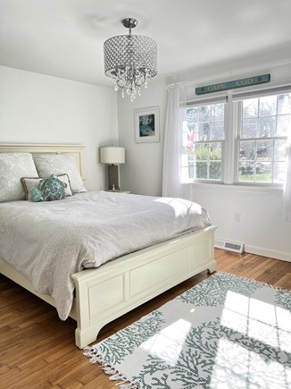 Yarmouth Port Cape Cod vacation rental - Bedroom #2 - Queen Bed Overlooking The Landscape in Front Yard!
