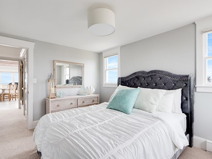Dennis, Unit 2, Second floor Cape Cod vacation rental - Bedroom One with Queen size bed.