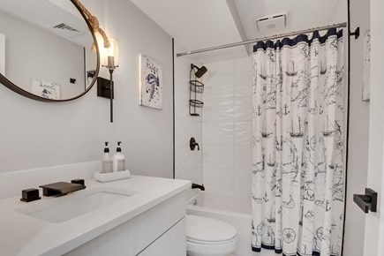 Falmouth Cape Cod vacation rental - Lower level Bathroom perfectly designed.