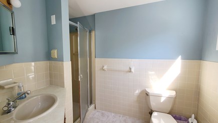 Wellfleet Cape Cod vacation rental - Master bedroom ensuite bathroom with shower
