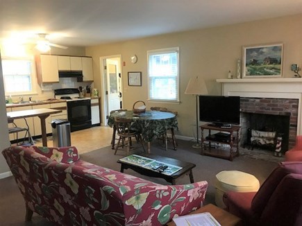 Eastham - Bayside Cape Cod vacation rental - Eastham Cottage Living to Dining & Kitchen